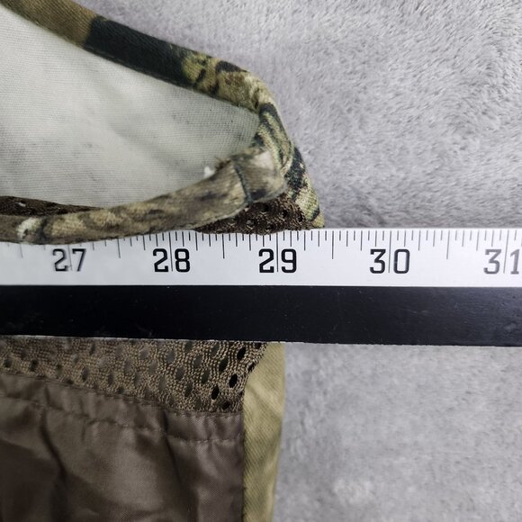 Mens Camo Hunting Vest Jacket Mossy Oak Break-Up Infinity 1/2 Zip Size XL/2XL - Picture 11 of 13